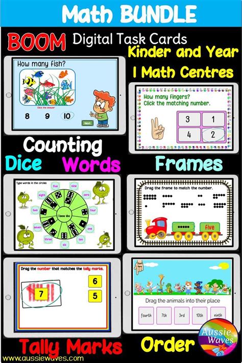 Digital Activities For Counting Numbers 0 10 Dice Patterns Counting Objects Ten Frames Tally