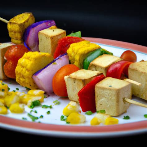 Espetinhos De Tofu E Legumes Varanda Do Bolo