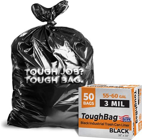 Amazon Toughbag Gallon Trash Bags Mil Contractor Bags Large