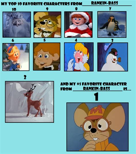 My Favorite Characters From Rankin Bass By Topcatmeeces97 On Deviantart