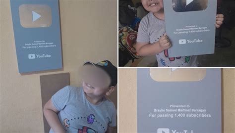 Padre Cumple Sueño De Su Hijo Y Le Hace Placa De Youtube De Madera Para