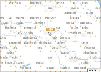 Goch (Germany) map - nona.net