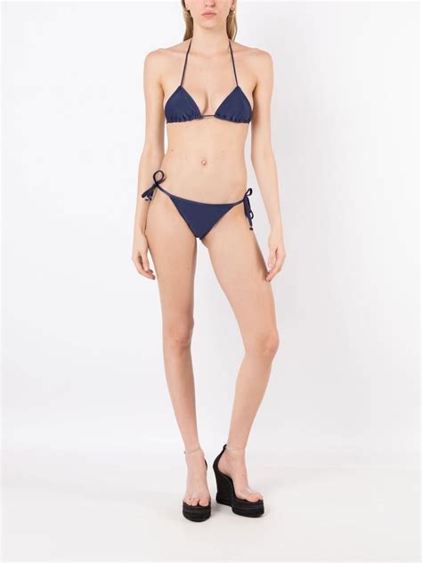 Amir Slama Self Tie Triangle Bikini Farfetch