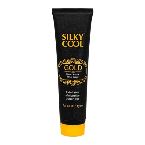 Purchase Silky Cool Gold Facial Scrub For All Skin Types 140ml Online