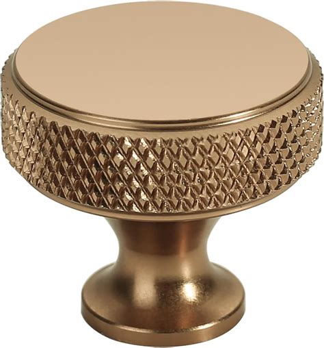 Coinkoly Pack Mm Champagne Bronze Knurled Cabinet Knobs