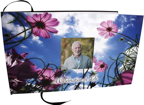 Morning Glories Matching Themed Celebration Of Life Guest Book For