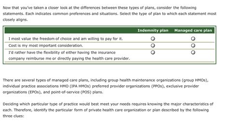 Solved 3 Private Health Insurance Comparison Of Plans And