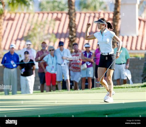 Rancho Mirage California USA 06th Apr 2013 Michelle Wie Reacts To