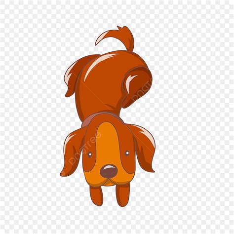 Orange Dog Clipart