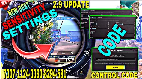 New Update Bgmi Zero Recoil Sensitivity Code Control Settings