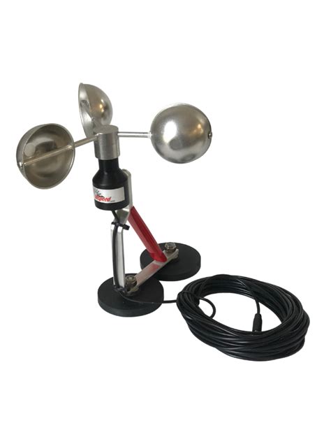 Inspeed Portable Mag Mount 3 Cup Anemometer Wind Speed Measurement