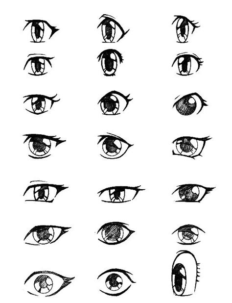 Step By Step Drawing Easy Eyes - Rectangle Circle