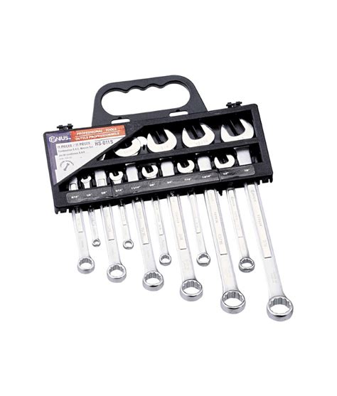 11 Piece Metric Combination Wrench Set - Genius