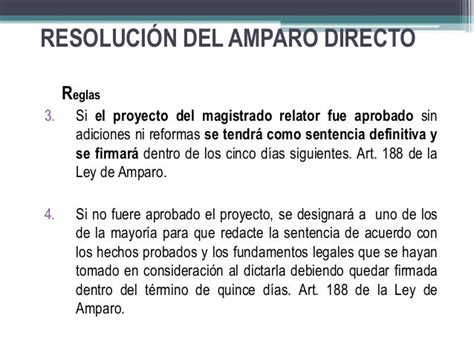 Juicio De Amparo Direc