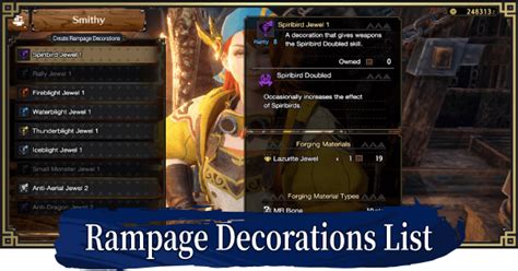 Sunbreak Rampage Decorations List How To Unlock Guide Monster