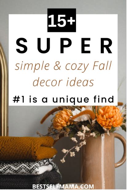 15+ Cozy Fall Decor Ideas - Best Self Mama