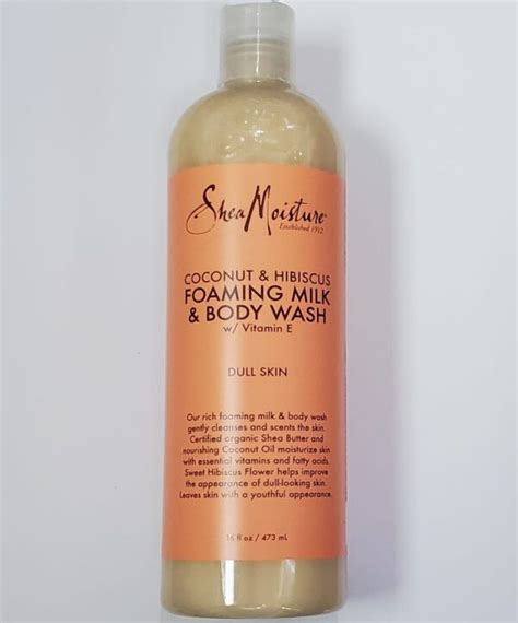 Shea Moisture Coconut And Hibiscus Foaming Milk And Body Wash