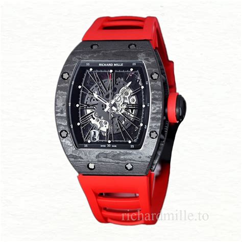 Richard Mille RM 010 Automatic Men Watch Rubber Band Richard Mille