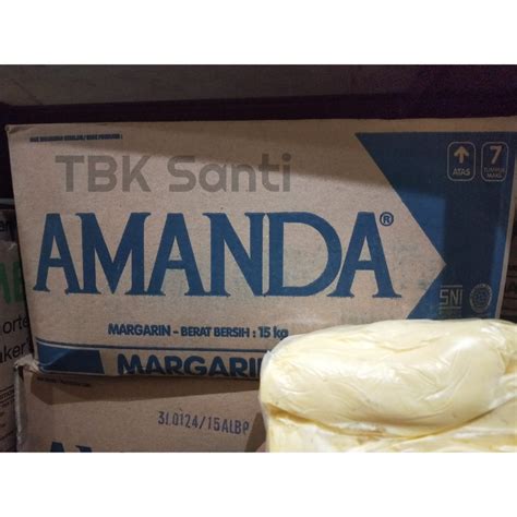 Jual Amanda Margarine Mentega Kg Repack Shopee Indonesia