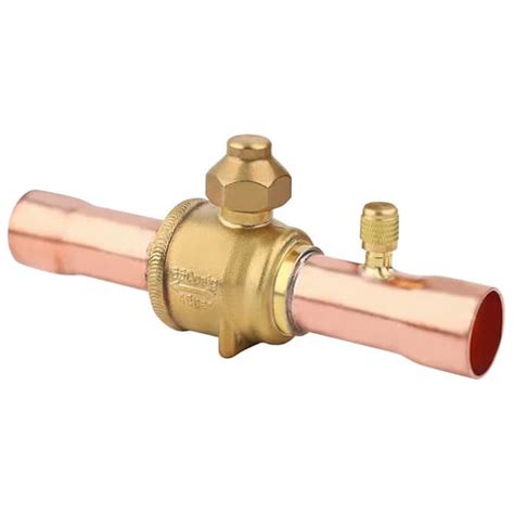 Refrigeration Ball Valve With Access Port Miracle Refrigeration