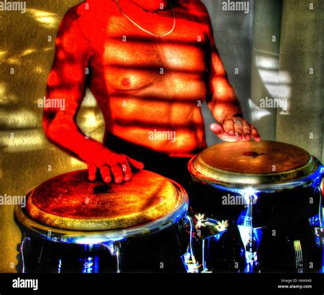 El Conguero The Conga Drummer Stock Photo Alamy