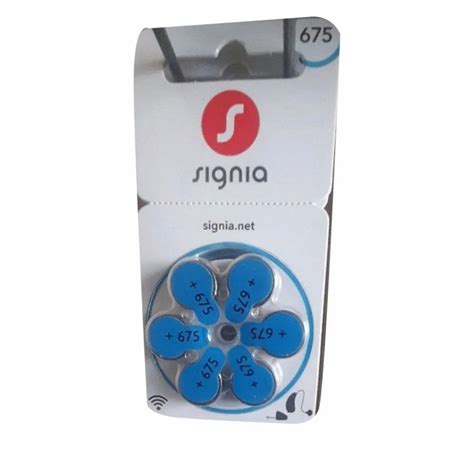 Plus Signia Hearing Aid Battery Button Type Cell Size Aaa At Rs