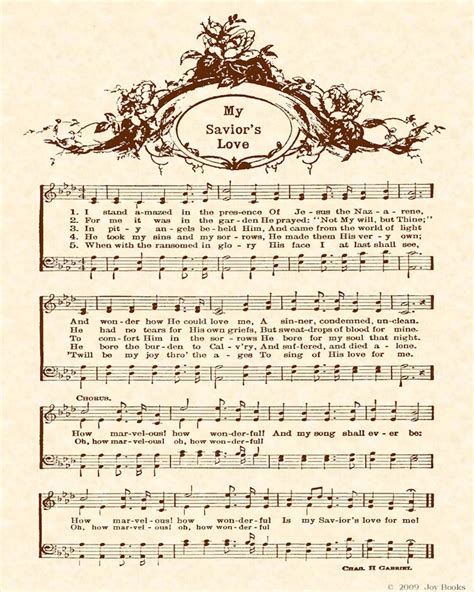 I Stand Amazed In The Presence Hymn Piano Sheet Music