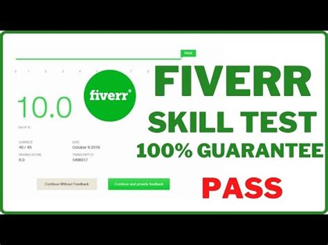 How To Pass Fiverr All Skill Test Fiverr Skill Test Easily Pass