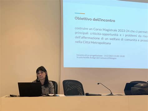 Dal welfare di comunità al welfare di prossimità l incontro di co