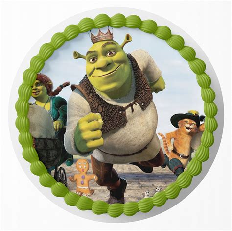 Opłatek na tort Shrek WIELE WZORÓW gratis tekst 13499615478 Allegro pl