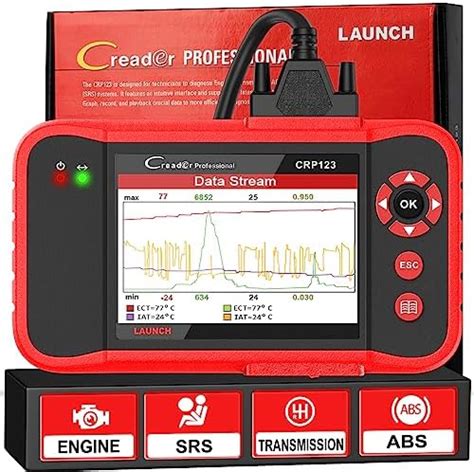 Amazon LAUNCH CRP123 OBD2 Scanner Engine ABS SRS Transmission Car