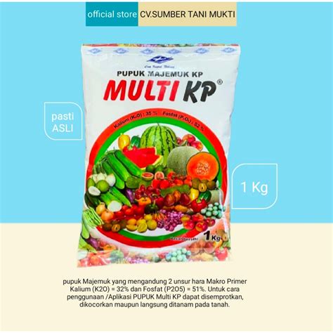 Jual Pupuk Majemuk Multi KP 1Kg Shopee Indonesia