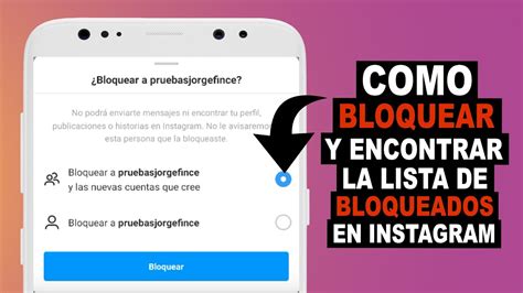 Como Bloquear Y Encontrar La Lista De Bloqueados En Instagram Youtube