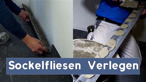 Sockelfliesen Verlegen Youtube