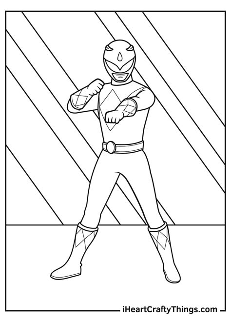 Power Ranger Printable Coloring Pages