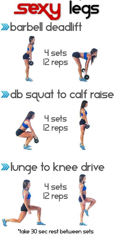 At Home Leg Workouts With Weights - WorkoutWalls