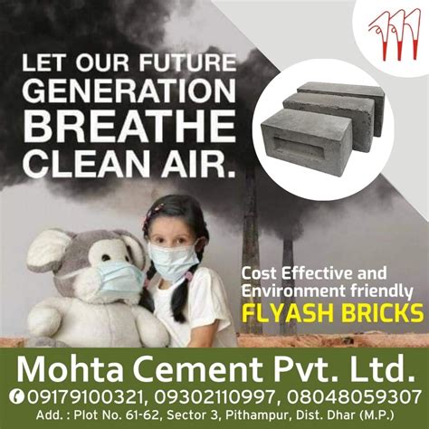 Rectangular Fly Ash Bricks Manufacturer In Indore Madhya Pradesh