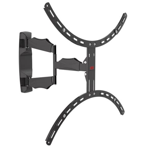 Double Arm Curved Wall Mount Full Motion For 32 65TV Bracket For