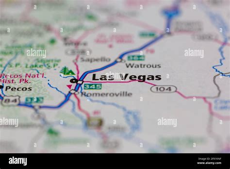 Las vegas new mexico on a map hi-res stock photography and images - Alamy