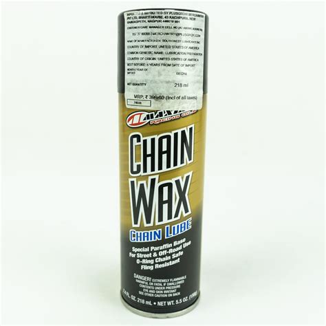 Maxima Chain Wax Chain Lubricant Car And Motorbike