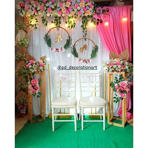 Jual Sewa Backdrop Murah Akad Nikah Engagement Tasyakuran Dll