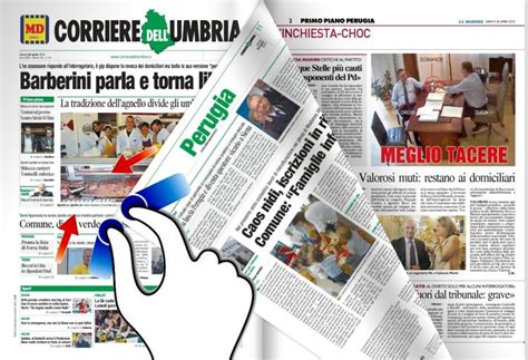 La Rassegna Stampa Umbra E Nazionale Sfogliabile Del Aprile