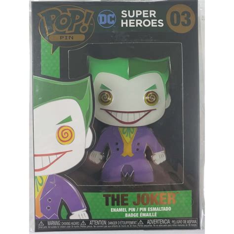 Funko Pop Pin Dc Super Heroes Joker 03 Enamel Pin