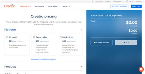 Creatio CRM Pricing How Does It Compare Scottmax