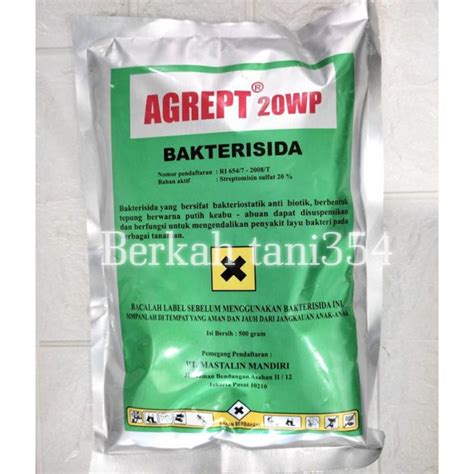 Jual Agrept Wp Gram Obat Pertanian Pembasmi Bakterisida Shopee