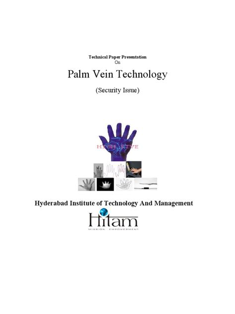 Palm Vein Technology | PDF | Biometrics | Smart Card