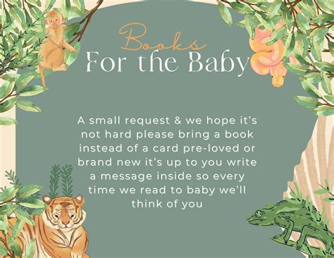 Jungle Theme Baby Shower Invitation Template Digital Download, Fully ...