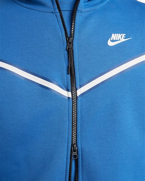 Nike Tech Fleece Hoodie In Dark Marina Blue