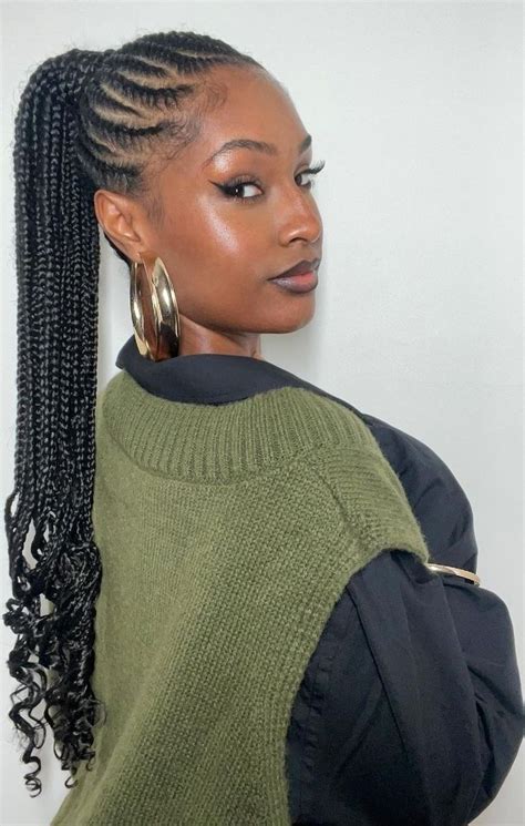 Pin By Tynisha Clarke On Braids In 2024 Cornrows Natural Hair