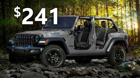 You Can Lease A Jeep Wrangler 4xe For Under 300 A Month